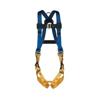 H412002WERNER® H412002 BaseWear™ Harness, Universal, 310 lb Load, Nylon Strap, Tongue Leg Strap Buckle, Slotted Pass-Thru Chest Strap Buckle, Slotted Pass-Thru Shoulder Strap Buckle, Alloy Steel Hardware, Blue/Yellow