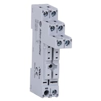 Allen-Bradley 700-HN123 Relay Socket, 8 Pins, Accepts Plug-In Modules, Coil and Contact Seperation, Guarded Screw Terminals, used with 700-HP Relays