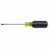 Klein® Torx® 19542 Screwdriver, T15 Torx® Point, Steel Shank, 8.313 in OAL, Acetate Handle, Polished Chrome, ANSI/ASME Specified