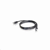 576-135-050Quiktron® 576-135-050 Value Booted Patch Cord, Cat 6, 24 AWG Solid Copper Conductor, Male RJ45 Connector, 50 ft L Cord, Black