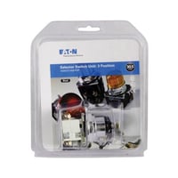 10250T21KB-POPEATON 10250T21KB-POP Heavy Duty Non-Illuminated Selector Switch, 30.5 mm, 2NO Contact, Black