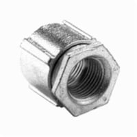 1124Bridgeport® 1122-AL 3-Piece Conduit Coupling, 3/4 in, For Use With Threaded IMC/Rigid Conduit, Aluminum, Plain