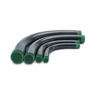 Perma-Cote EL-125X90 Conduit Elbow, 1-1/4 in Trade, 90 deg, Steel, PVC Coated