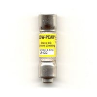 Bussmann® Low-Peak™ LP-CC-8 Current Limiting Time Delay Fuse, 8 A, 600 VAC/150 VDC, 200/20 kA Interrupt, Class CC