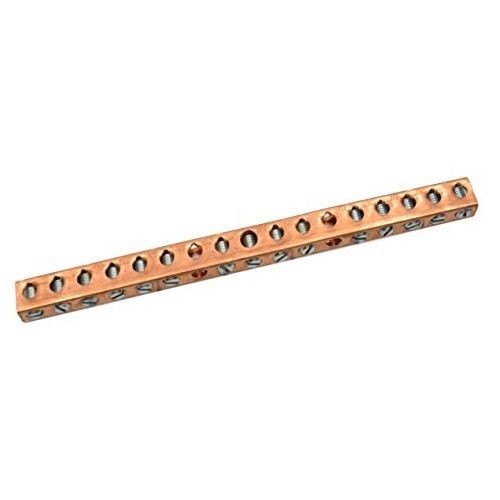 ILSCO® ClearChoice® D167-4 Mechanical Neutral Bar, 2-3/4 in L x 11/32 in W x 3/4 in H, 2000 VAC