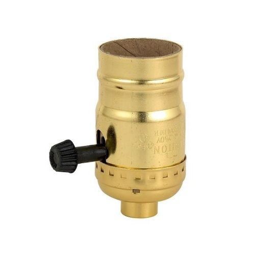 Leviton® 7090-BR 2-Circuit Electrolier Lampholder, 250 W, 250 VAC, Medium Incandescent Lamp