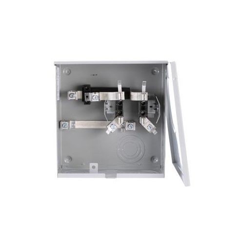 UAS877-PGFTALON® UAS877-PGF 1-Position Type UAS8 Low Voltage Meter Socket, 600 VAC, 200 A, 1 Phase, NEMA 3R Enclosure
