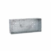 943RACO® 943 Gang Box, Steel, 110 cu-in Capacity, 4 Gangs, 22 Knockouts