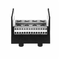 PDB-55-500-1ILSCO® ClearChoice® PDB-55-500-1 Type PDB Dual Rated Mechanical Power Distribution Block, 600 VAC, 1600 A, 1 Pole, 3/0 AWG to 500 kcmil Wire, Aluminum Alloy