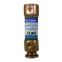 Littelfuse® POWR-GARD® FLNR080ID Current Limiting Time Delay Fuse, 80 A, 250 VAC/125 VDC, 200/20 kA Interrupt, RK5 Class, Cylindrical Body