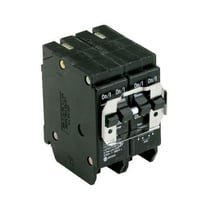EATON BQ220250 Quadplex Type BQ Molded Case Circuit Breaker, 120/240 VAC, 20 to 50 A, 10 kA Interrupt, 4 Poles, Independent/LI Trip