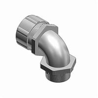 5254ALT&B® 5254AL Non-Insulated Conduit Connector, 1 in Trade, 90 deg, Aluminum, Clear Chromate Coated/Zinc Plated