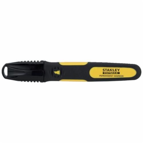 47-314Stanley® FatMax® 47-314 Chisel Tip Marker, Chisel Tip, Bi-Metal, Black