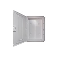 ENP2050NAOn-Q® ENP2050NA Enclosure With Trim Ring and Hinged Door, 17-1/2 in W x 5-1/2 in D x 22.2 in H, ABS