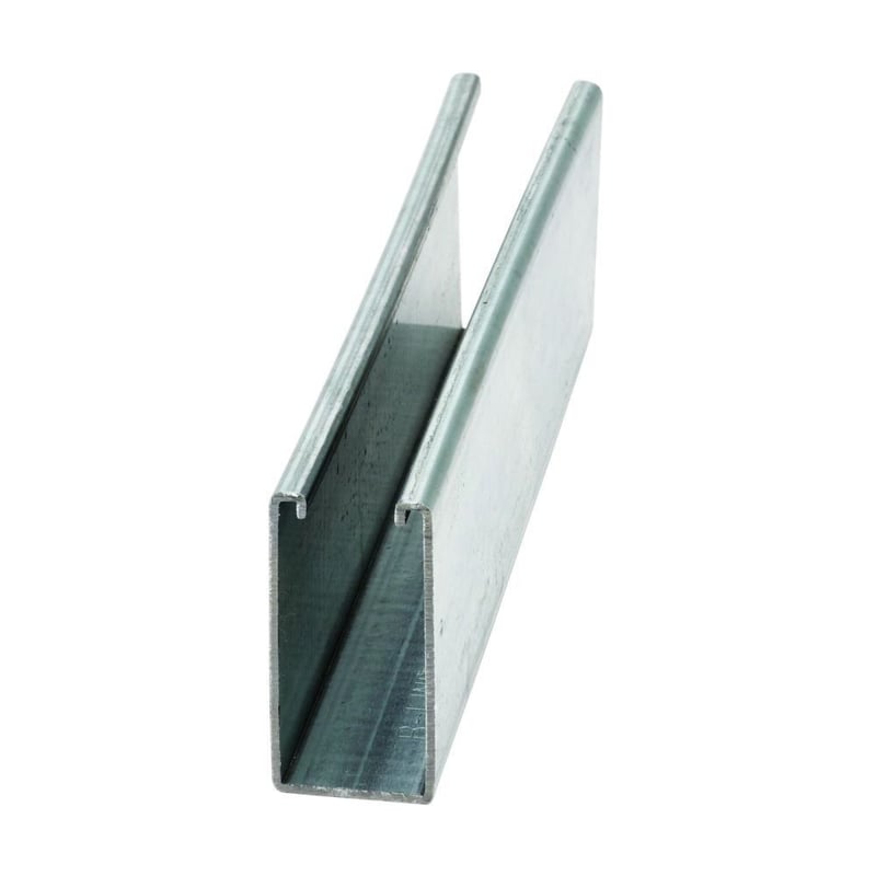 B Line Channel B-Line B22-240GRN Single Metal Framing Channel, 12 ga THK, 20 ft L ...