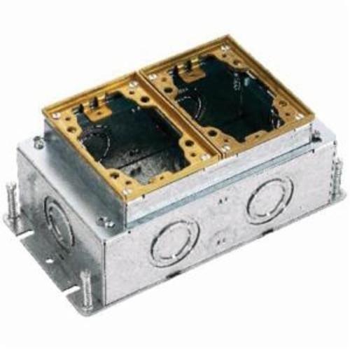 HUBBELL® B24 Deep Fully Adjustable Floor Box, Stamped Steel HUBBELL® B24 Deep Fully Adjustable Floor Box, Stamped Steel
