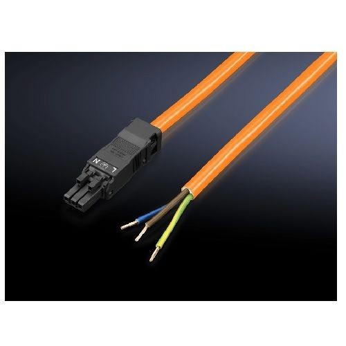 Rittal 2500500 In-Feed Connection Cable, For Use With LED System Light ...