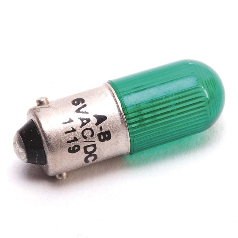 Allen-Bradley 800T-N318G Lamp, LED, 30mm Push Button, 6V AC