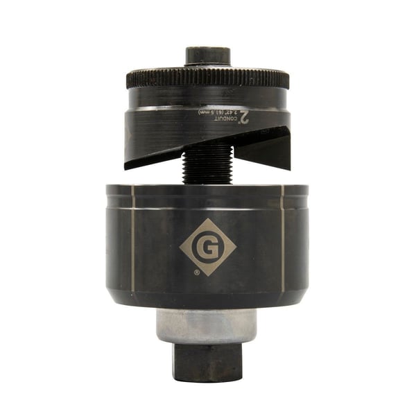 Greenlee® Slug-Buster® K2BB-2 Manual Round Knockout Set, For Use