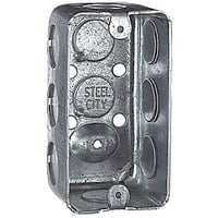 Steel City® 58361-1/2 Drawn Style Utility Box, Steel, 13 cu