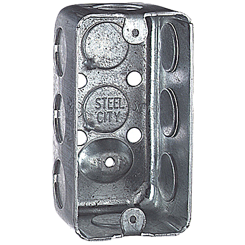アウトレット2bottles BELL N3R Aluminum Gray 2-Gang Weatherproof Electrical Box