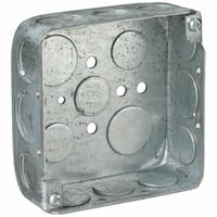 Steel City® 52151-1/2-3/4 Outlet Box, Steel, 21 cu-in