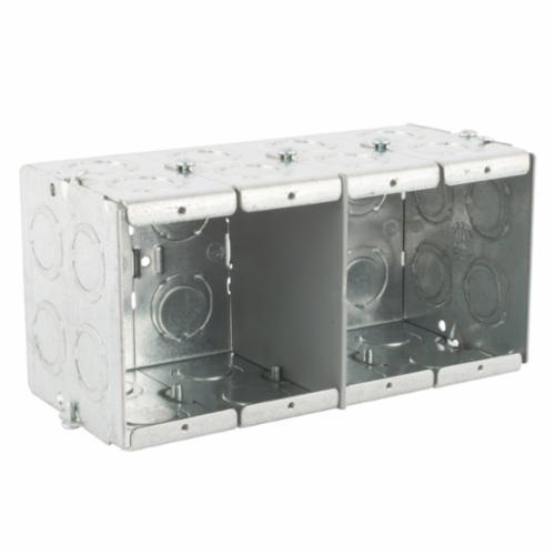 Steel City® GW-435-G Gangable Masonry Box, Steel, 93.5 cu-in