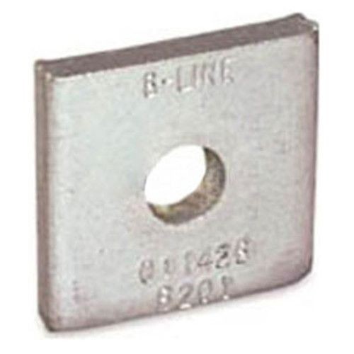 B-Line B202ZN Square Washer, 1/2 in, 9/16 in ID, Steel | State Electric