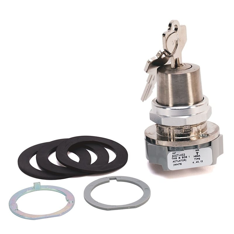 T−800！！ Allen-Bradley, 800T-H33, 30.5mm Type 4/13 2 Pos. Cylinder
