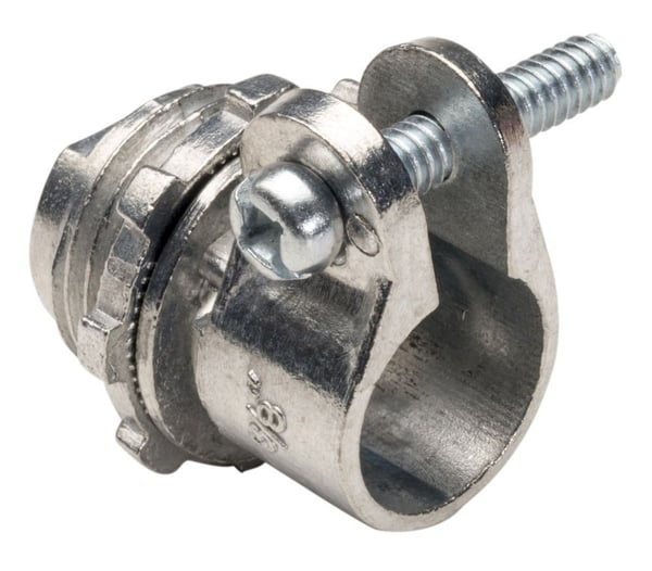Southwire - Topaz 158 Straight Connector, 3 in Trade, 3.33 to 3.63