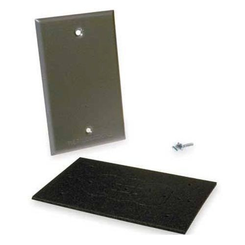 BELL® 5173-0 Weatherproof Blank Cover, 2.781 in L x 4-17/32 in W