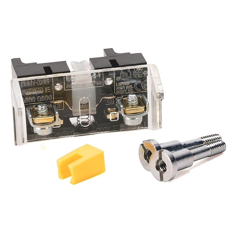 Allen-Bradley 800T-XD6 Contact Block, Miniature, 30mm, 1 Normally