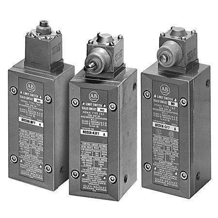 Central＄  Allen-Bradley 802XR-CC7 Sealed Haz Loc Limit Switch, Hazardous