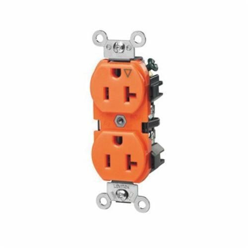 5362 Leviton® 5362-IG Heavy Duty Isolated Ground Straight Blade Duplex ...