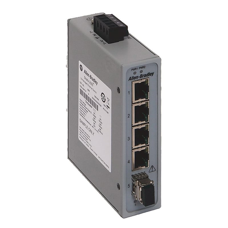 Allen-Bradley, 1783-US4T1F, Stratix 2000 Unmanaged switch, 4