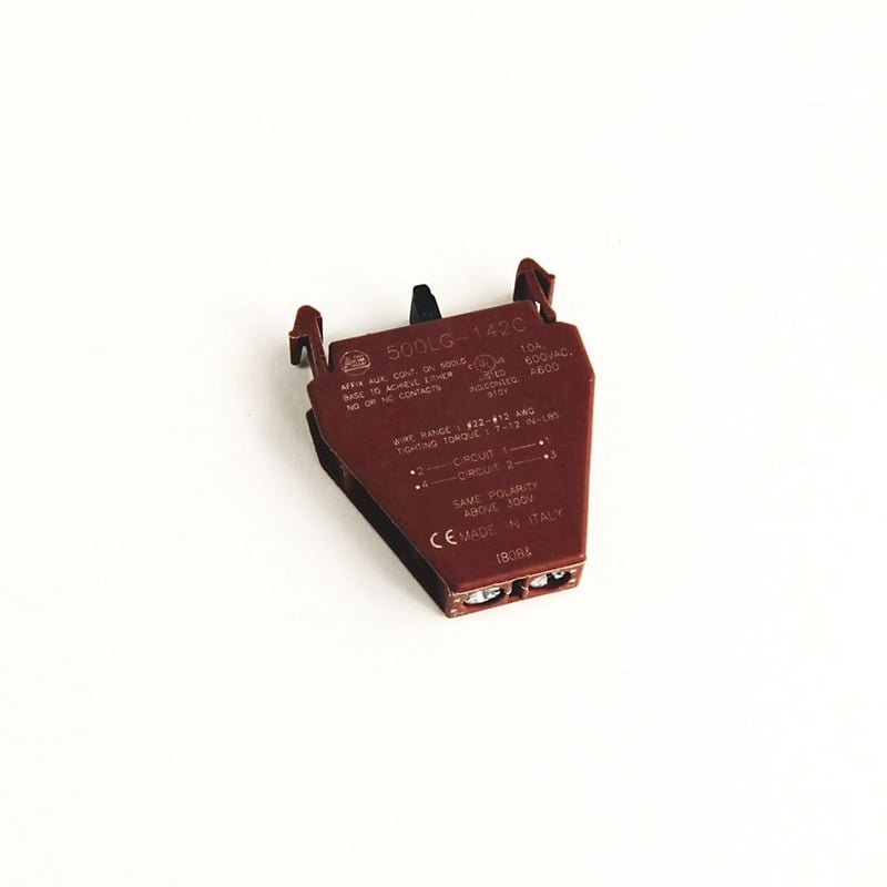 Allen-Bradley 500LG-142C Two Double Pole - Single Throw Auxiliary
