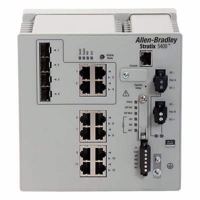Allen-Bradley 1783-HMS8TG4CGN Stratix 5400, 8 copper 10/100/1000