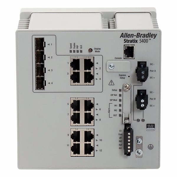 Allen-Bradley 1783-HMS8TG4CGN Stratix 5400, 8 copper 10/100/1000