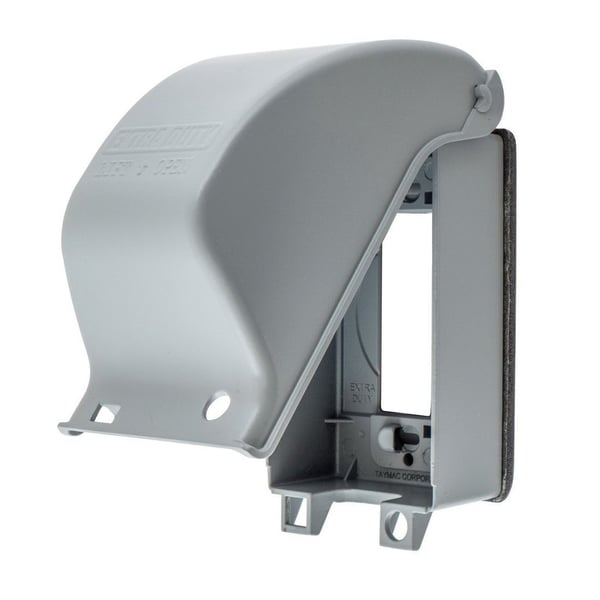 Hubbell® WP26E Extra Duty Weatherproof While-In-Use Cover, 6.12 in L x ...