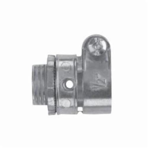 EATON Crouse-Hinds 707DC Non-Insulated Straight Squeeze Connector, 3/8 ...