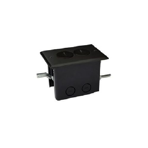 Allied Moulded FB-2DB Duplex Floor Box Assembly With Dark Bronze Plated ...