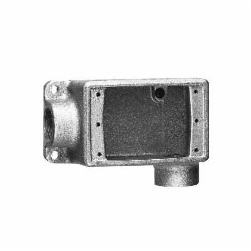 EATON Crouse-Hinds Condulet® FSL2 2-Entry Shallow Device Box With ...