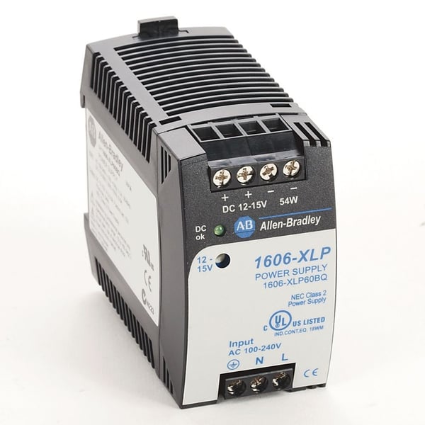 Allen-Bradley, 1606-XLP60BQ, Compact Power Supply, 12-15V DC, 120