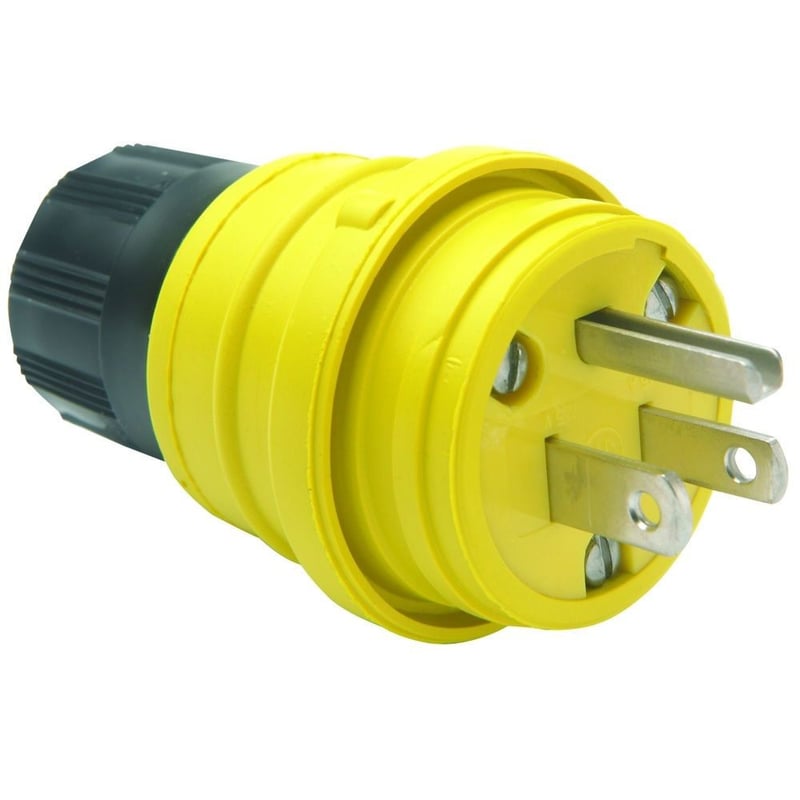 Woodhead® 14W47-Y 130154 Male/Female Standard Molded Y Cordset, 15