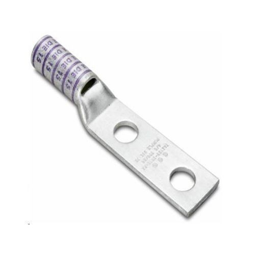 BURNDY® HYLUG YAZ2C2N YAZ-2N 2-Hole Compression Lug With