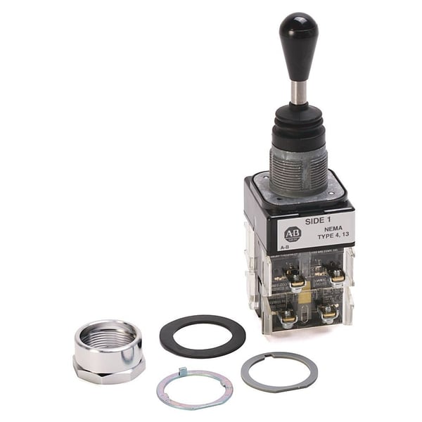 Allen-Bradley 800T-T2H3GGXX 30.5mm Type 4/13 Toggle Switch, Two Way ...
