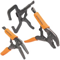 klein Klein® 38664 Locking Plier, C-Clamps, Curved Jaw, Long Nose