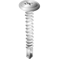 Gevrey6本セット Minerallac® 26809J Self Drilling Tek Screw, #8-18, Wafer