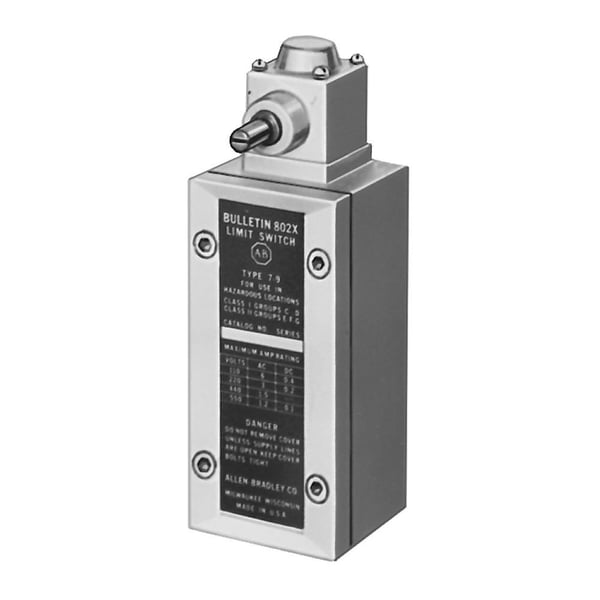 Allen-Bradley, 802XR-AC7, Limit Switch, Sealed Contact NEMA Type 7