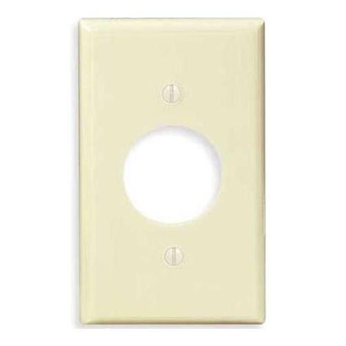Leviton 86004 Ivory Single Gang Wallplate – 10-Pack For Standard Receptacle Covers